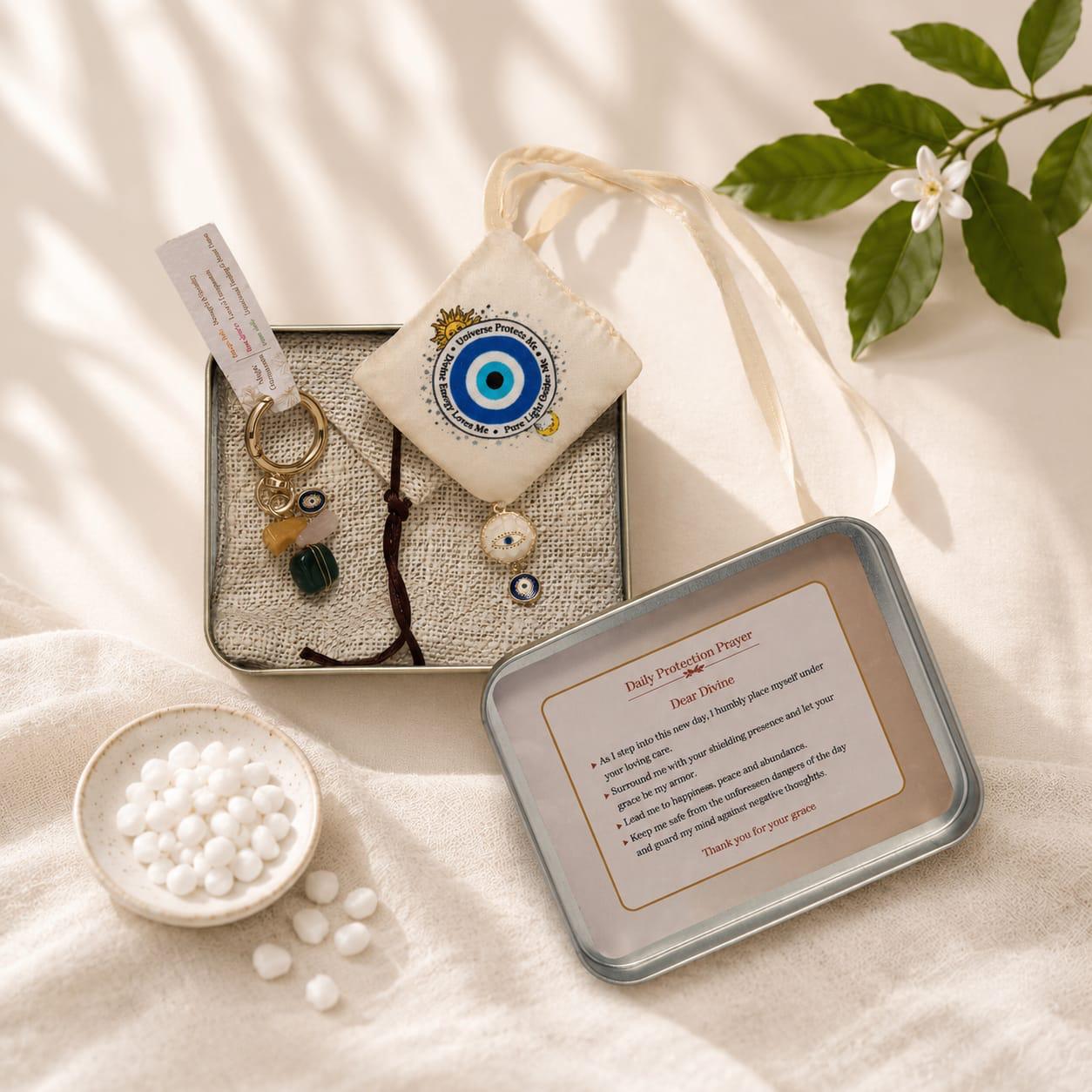 Blissful Camphor - Camphor Air Freshener & Gemstone Keyring